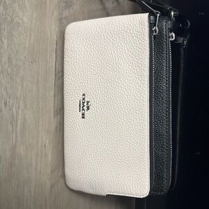 Coach Two-Tone Black and White Men's Wallet